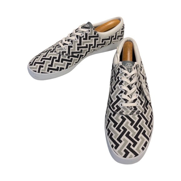 Radii The Chord Shoes Mens 10.5M White / Gray Canvas Sneakers - Picture 4 of 10